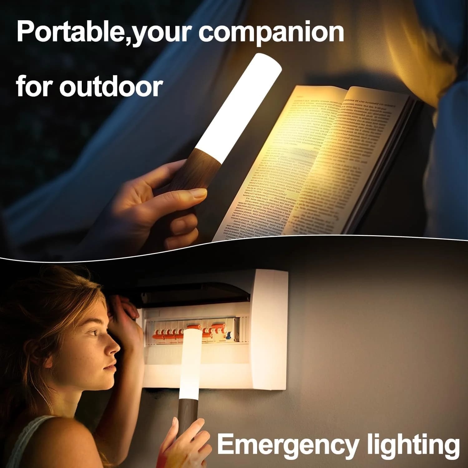 Đèn LED ngủ cảm biến chuyển động, đèn tủ sạc USB