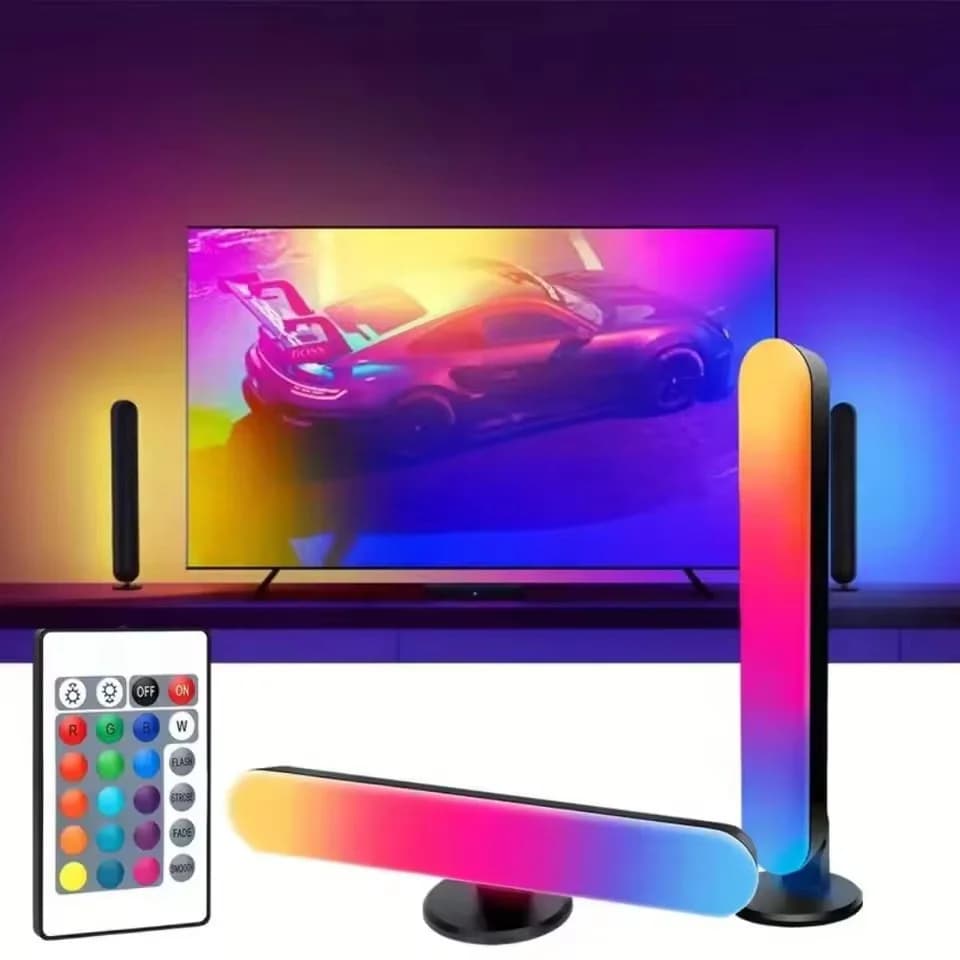 Thanh đèn LED RGB sạc USB đồng bộ theo nhịp nhạc