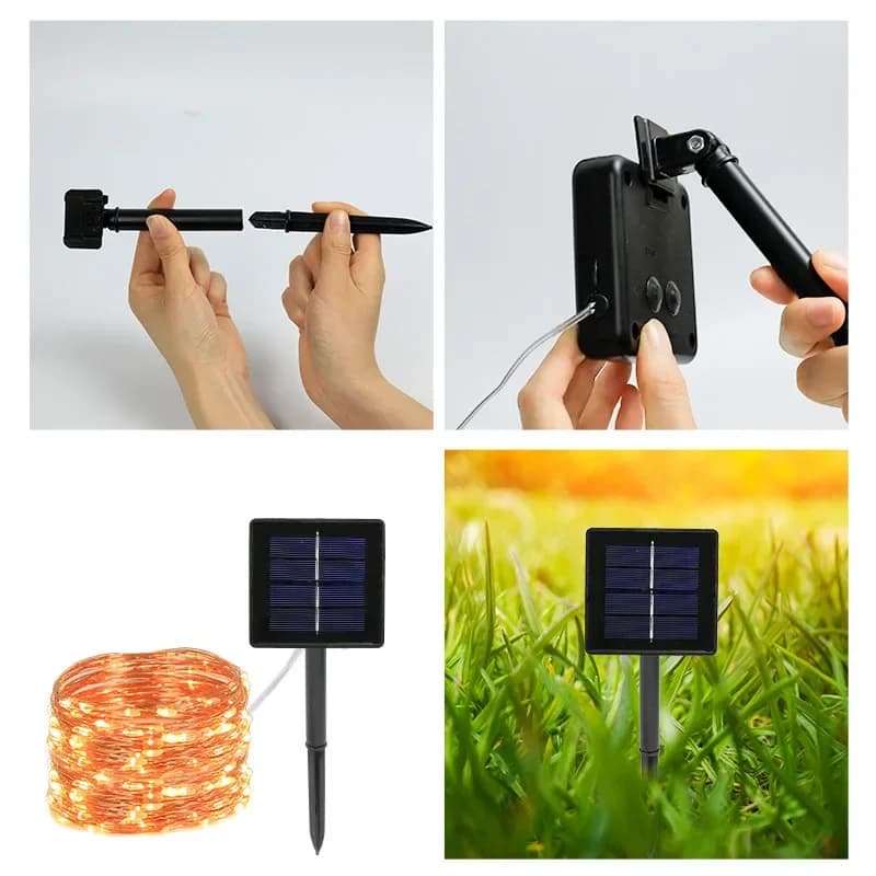 Dây LED Tiên Năng Lượng Mặt Trời, Chống Nước